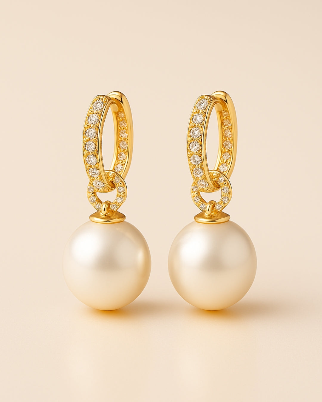Amara Pearl Hoops